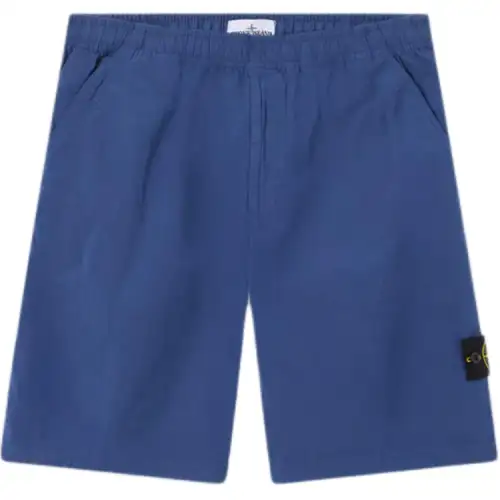 STONE ISLAND Elasticated Waist Logo Patch Shorts
