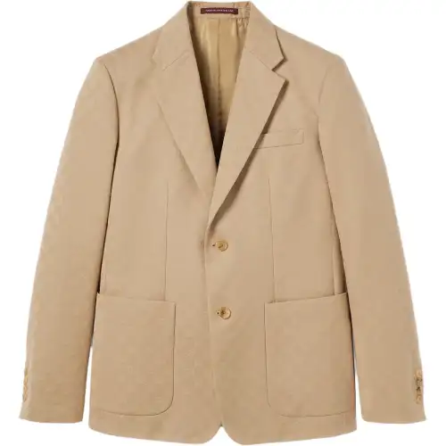 GUCCI Gg Gabardine Jacquard Jacket
