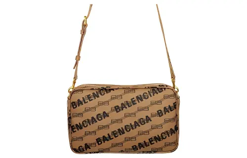 Balenciaga Canvas Camera Bag, Crossbody Bag, Shoulder Bag Men's Khaki