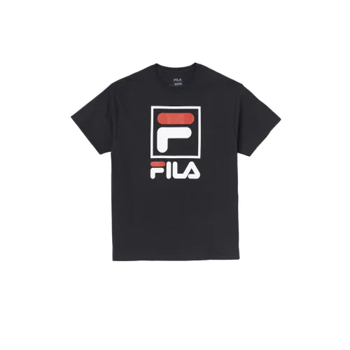 FILA Stacked Tee Shirt T Shirt Men's Black