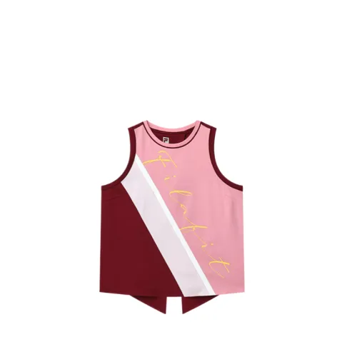 FILA ATHLETICS Yoga Tank Top Women's Azalea Red
