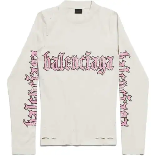 Balenciaga logo-print stretch t-shirt