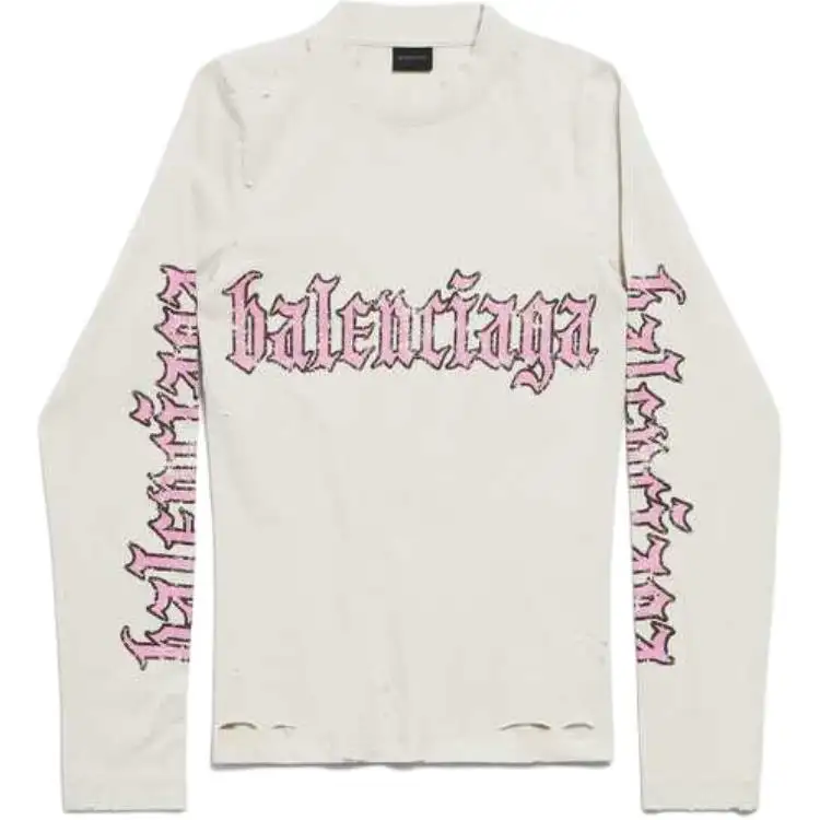 Balenciaga logo-print stretch t-shirt