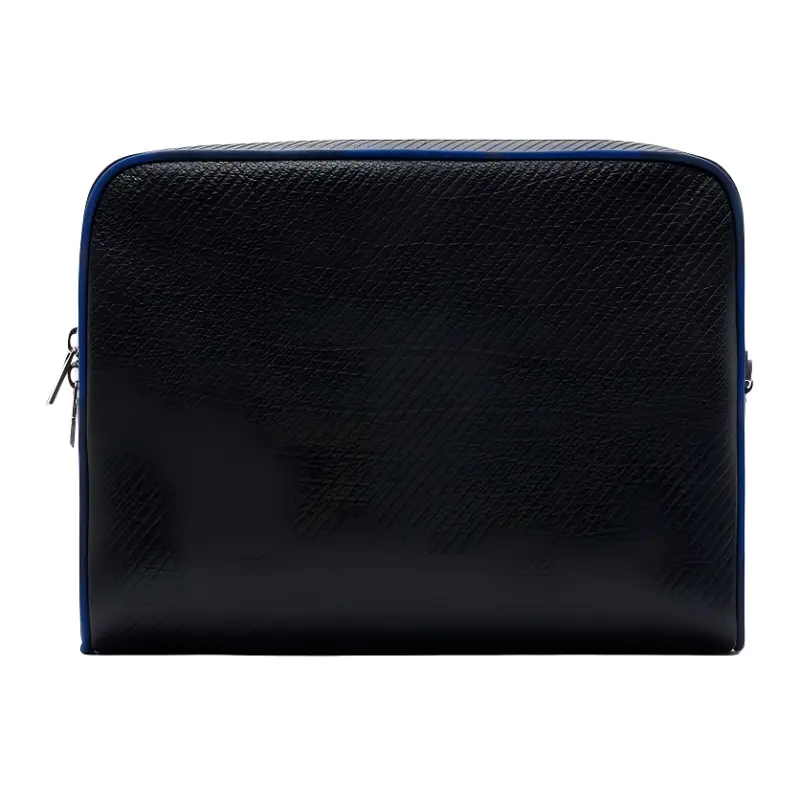 Burberry Calfskin Clutch Unisex Black