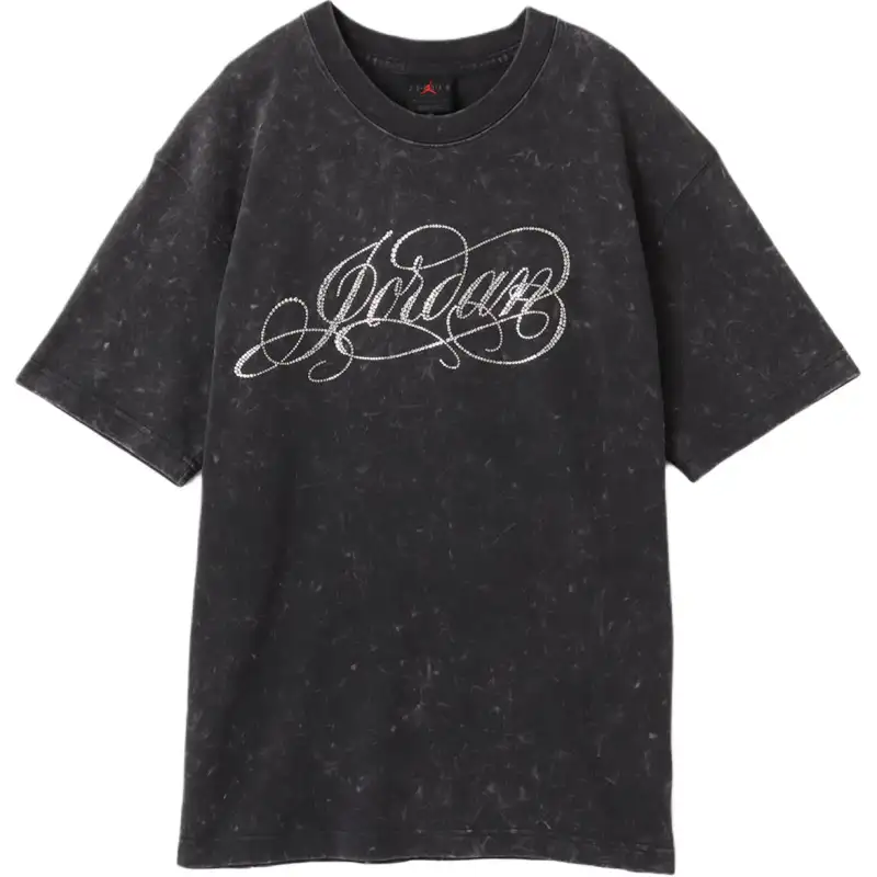 Jordan GFXAS WJ SS OS SWCRYSTL T Shirt Unisex Gray