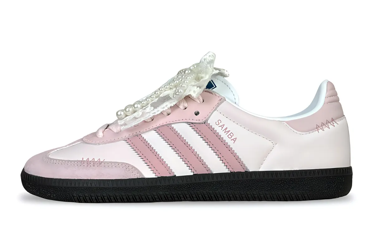 Adidas Originals SAMBA OG Low top Skateboard Shoes Unisex Pink