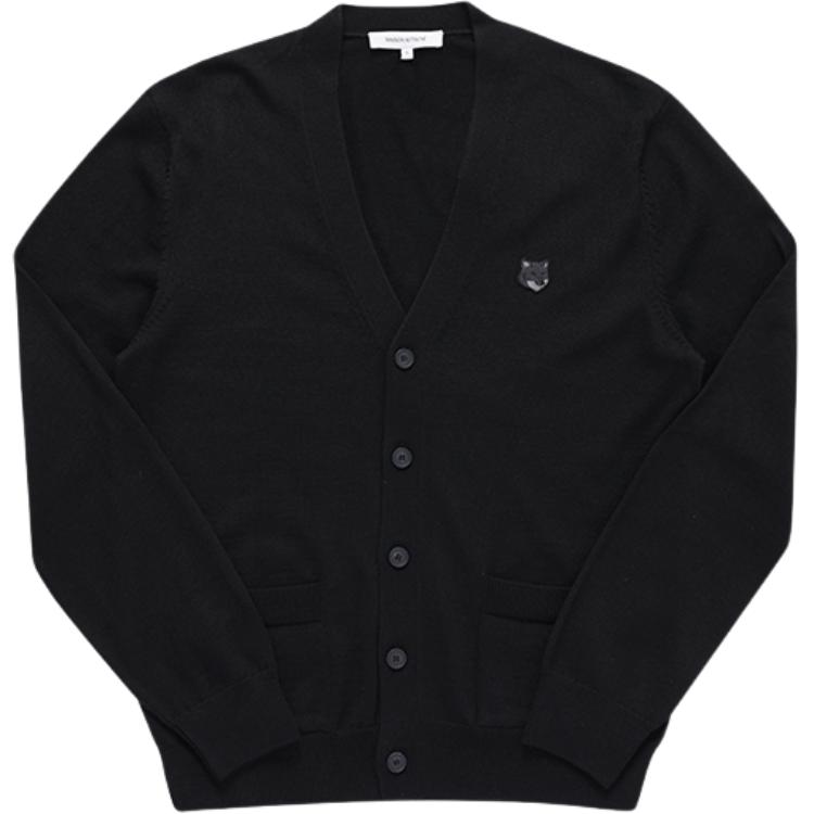 Мужской кардиган Maison Kitsune SS24 (черный)