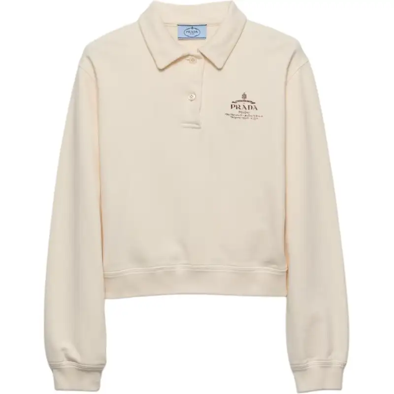 PRADA Polo Shirt Unisex Neutral Color