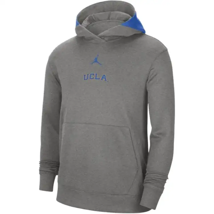 Jordan Apparel Sweatshirts Men's Gray Hooded Moderate