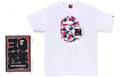 Bape Store Paris Bape 30th Anniversary Ape Head Tee Set