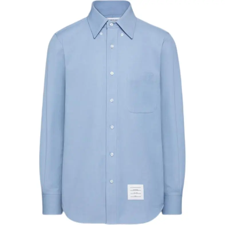 THOM BROWNE Collared Long Sleeve Shirt