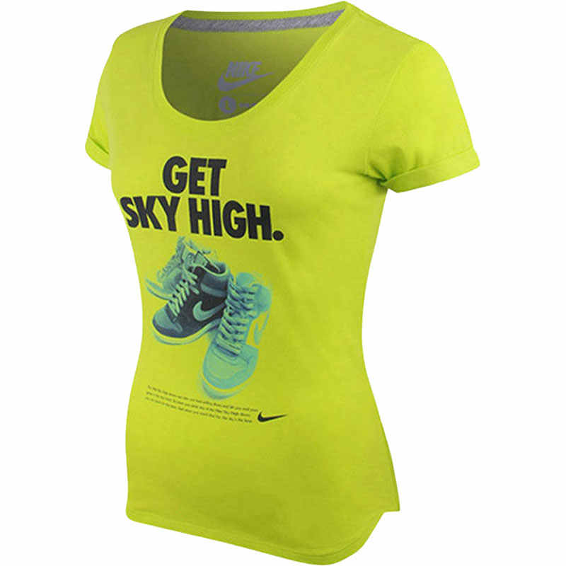 Женская футболка Nike (оливковая)