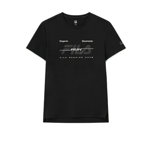 FILA AthleticsRunning T Shirt Men's Pitch Black