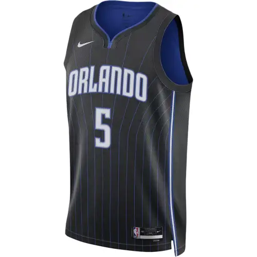 Nike NBA team printed jersey SW fan version 22-23 season logo limited Magic Sages No. 5 round neck letter basketball vest men and women