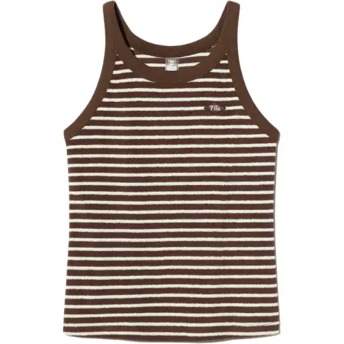 FILA Tank Tops Women's Brown Crew Neck Other