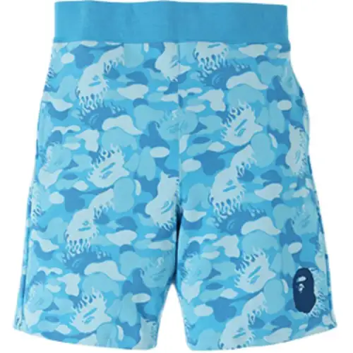 Bape Fire Camo Sweat Shorts