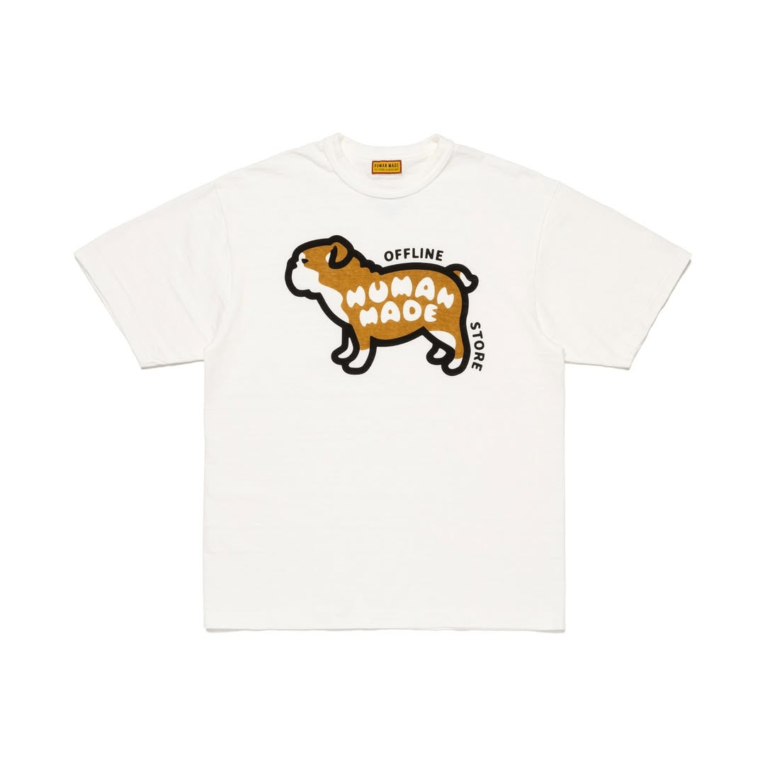 Футболка Human Made Bulldog (серая)