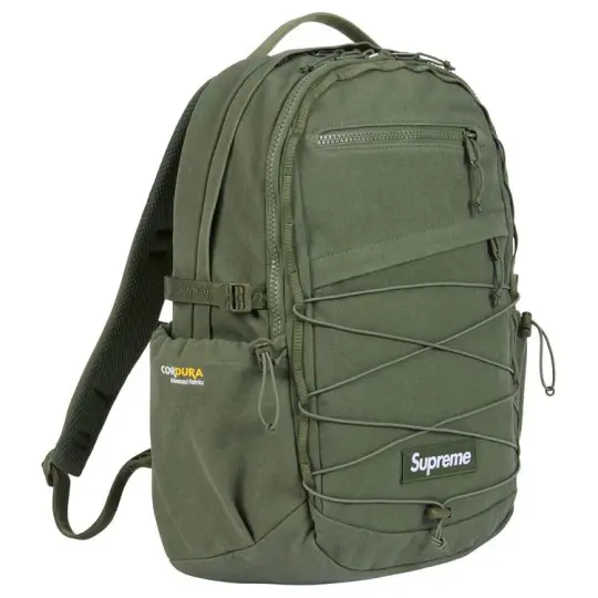 Supreme Logo Backpack (SS25) Black