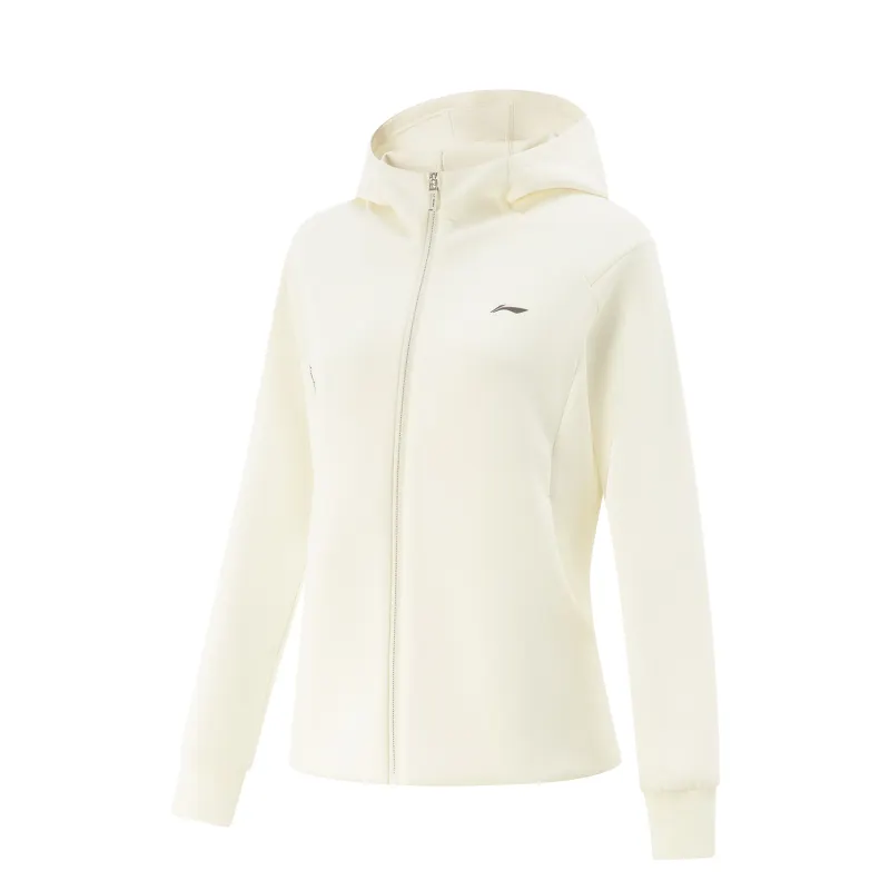 Li Ning Fitness Series Workout Clothing Women's Mother Of Pearl White