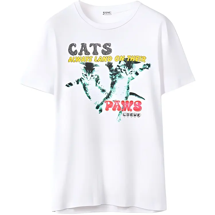 LOEWE Cat Print T Shirt