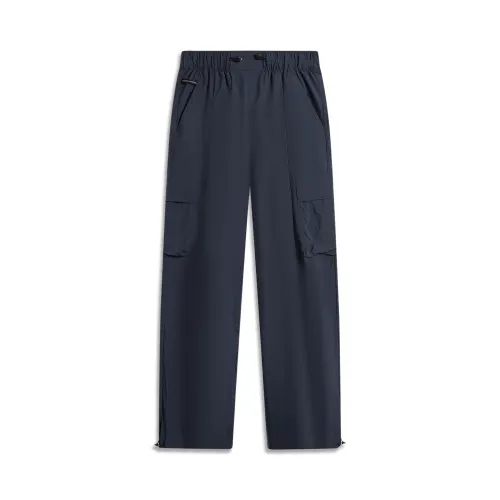 Li Ning Sports Life Collection Casual Pants Women's Deep Blue