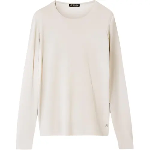 Loro Piana Sweaters Women's Beige Crew Neck Moderate Other
