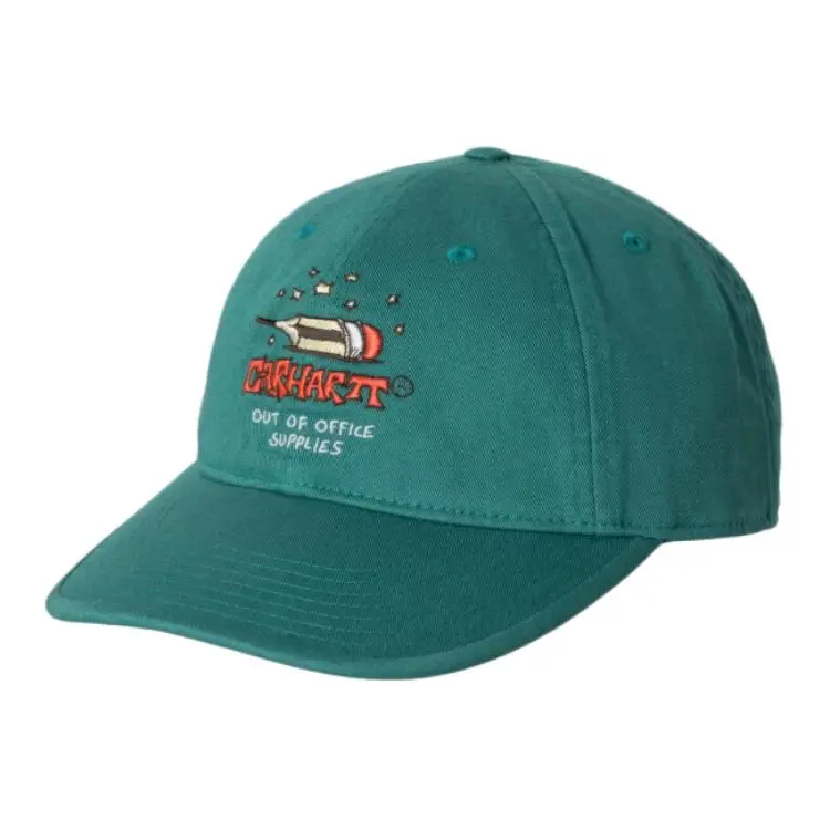 Carhartt WIP 100% Cotton Baseball Caps Unisex Green