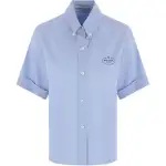 PRADA Logo Printed Buttoned Shirt