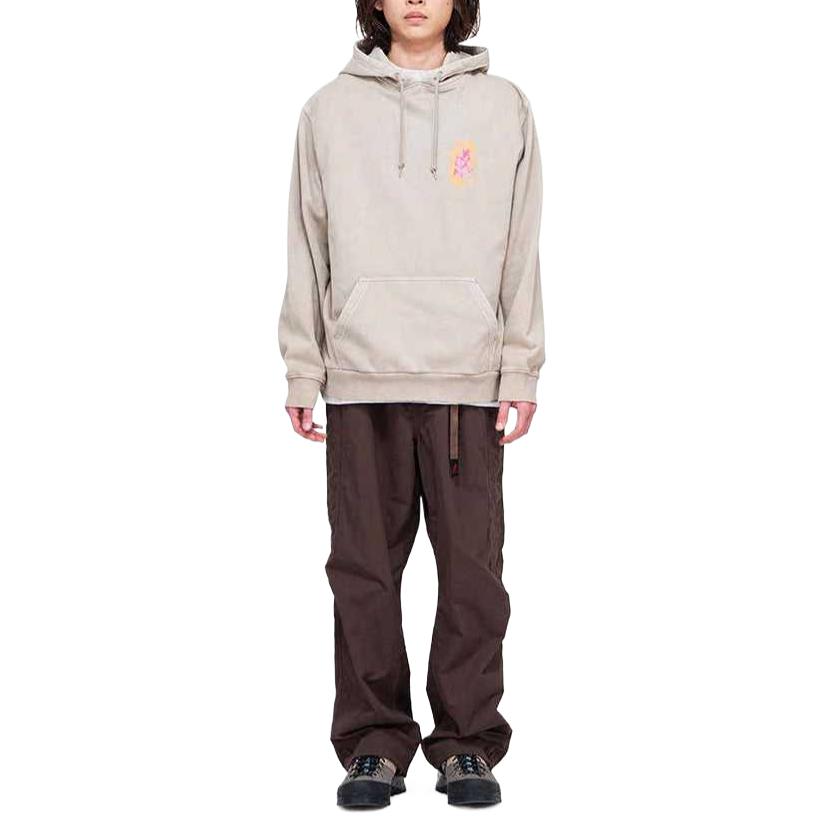 Худи Gramicci Thumbprint Hooded Sweatshirt (серое) — фото 7