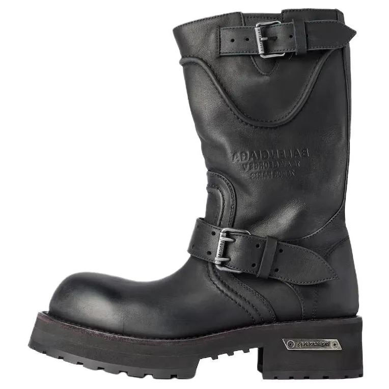 Balenciaga Venom leather boots