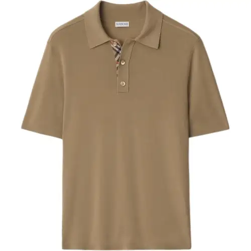 Burberry SS25 Polo Shirt Men's Linen