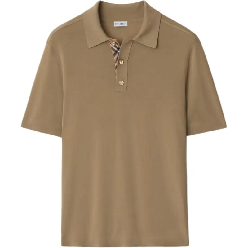 Burberry SS25 Polo Shirt Men's Linen