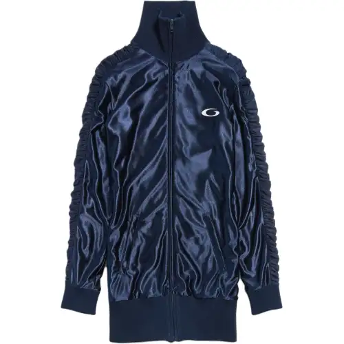Balenciaga Fitted Zip Up Tracksuit Dress