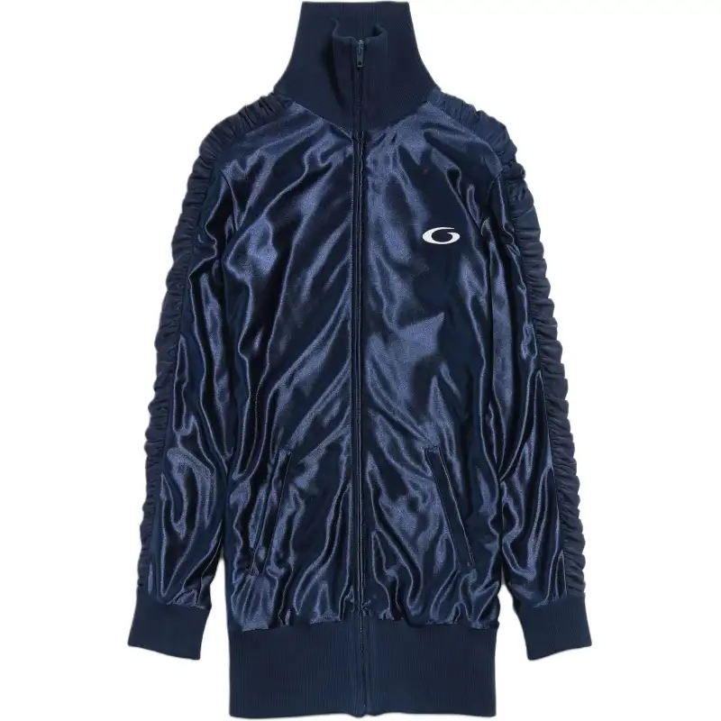 Balenciaga Fitted Zip Up Tracksuit Dress