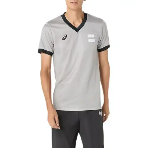 Asics T Shirt Unisex Silver Gray