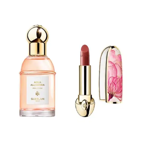 GUERLAIN Rose Matte Lipstick With Rose Pink Shell