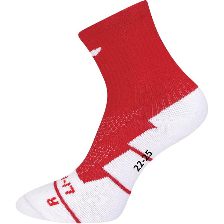 Li Ning Crew Socks Women’s 1 Pack White/Red