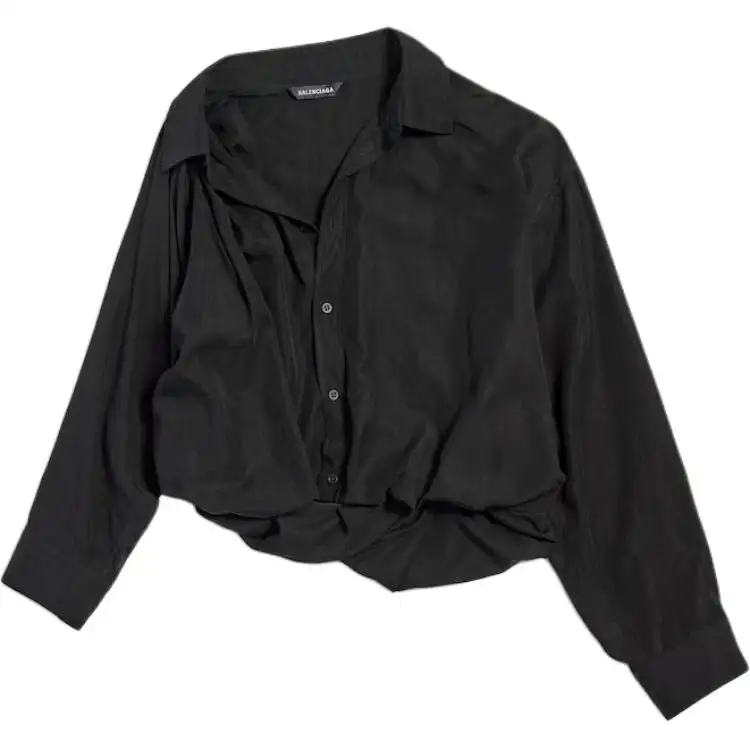 Balenciaga buttoned collared top