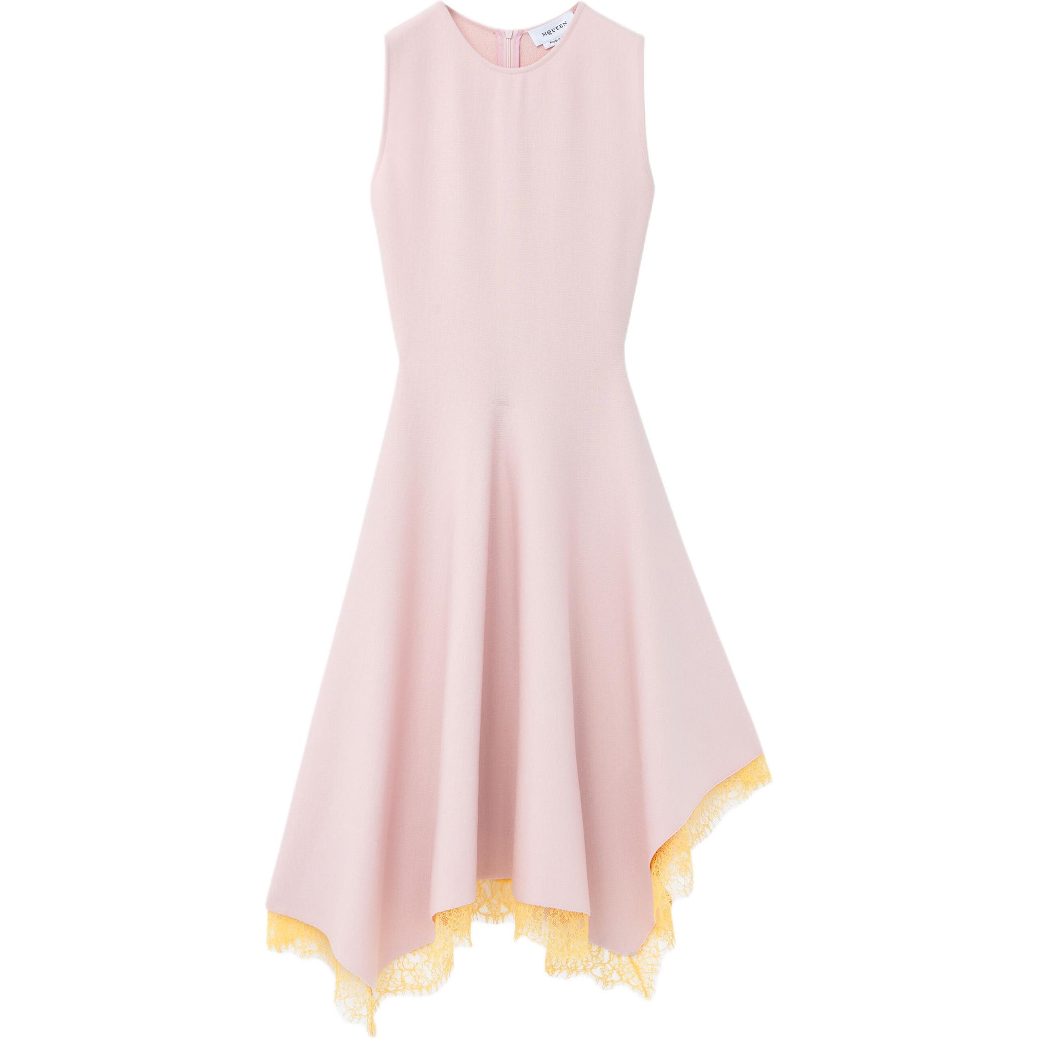 Платье Alexander McQueen Alexander McQueen (розовый)