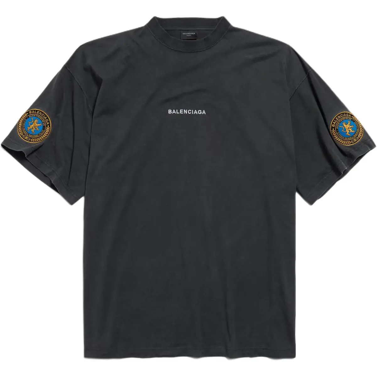 Balenciaga T Shirt Loose Fit Men's Black