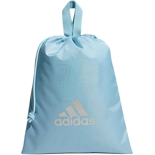 Adidas Polyester Shoe Bag For Travel Storage Bag Unisex Sky Blue