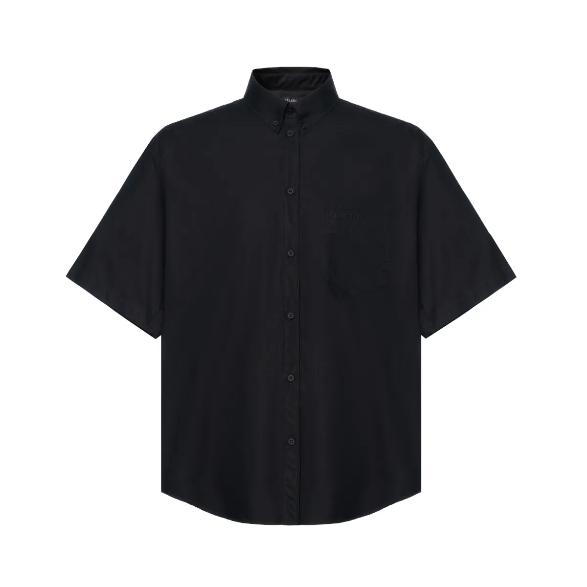 Balenciaga Shirt Loose Fit Men's Black