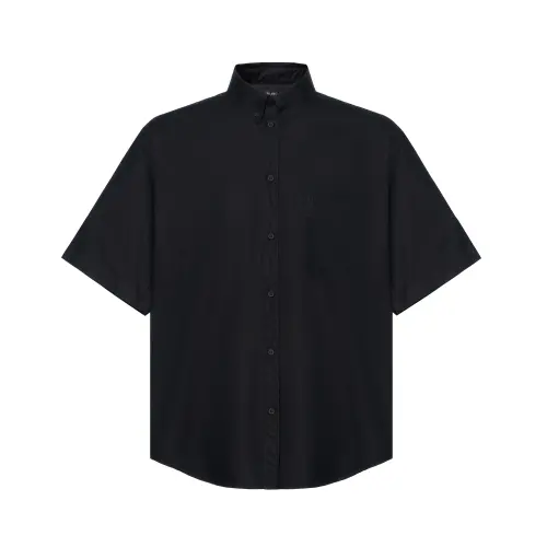 Balenciaga Shirt Loose Fit Men's Black