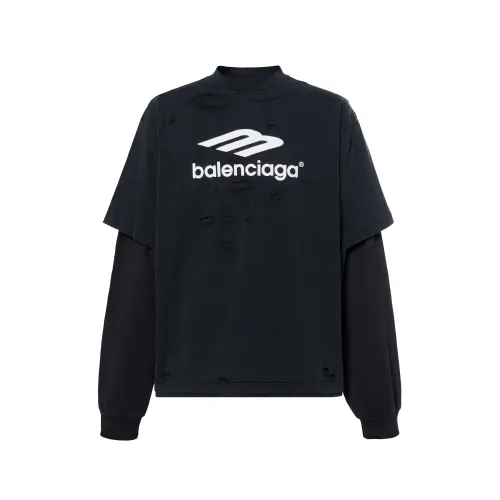 Balenciaga SS25 T Shirt Regular Fit Men's Black