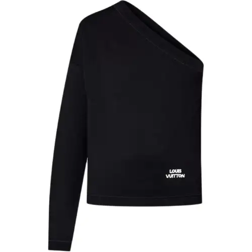 LOUIS VUITTON One-Shoulder Technical Knit Pullover