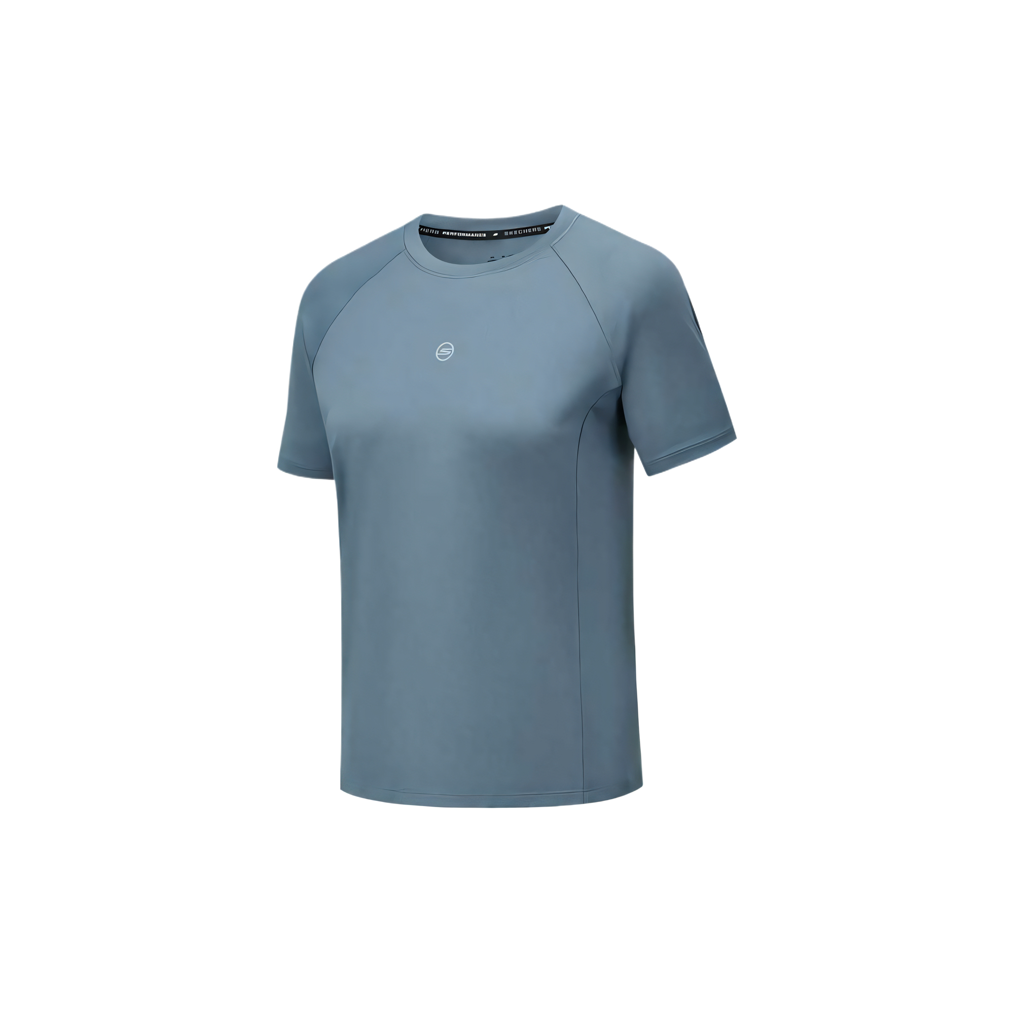 Skechers GODRI Raglan Sleeve T Shirt Women’s Navy Blue Gray 027C