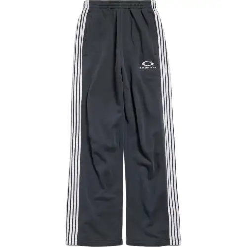 Balenciaga embroidered-striped track pants