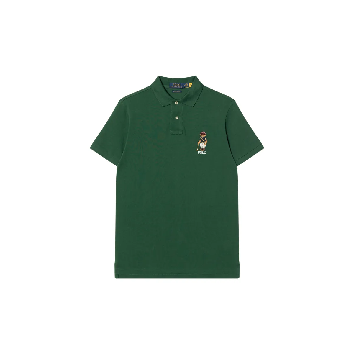 Polo Ralph Lauren SS23 Polo Shirt Custom Slim Fit Men's Green