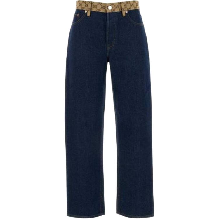 Женские штаны Gucci Denim (синие)