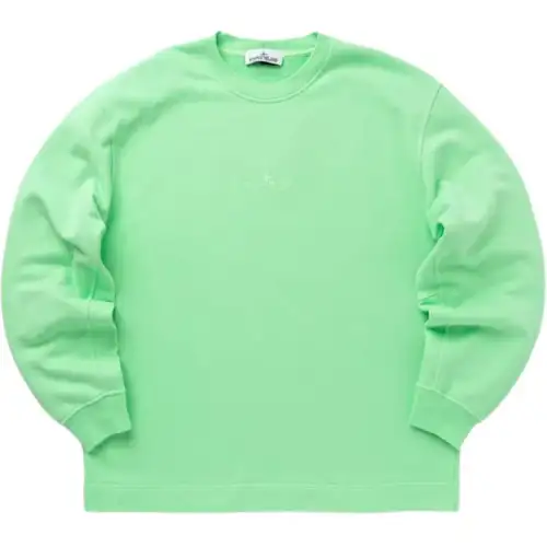 STONE ISLAND Sweatshirt Men's Light Green